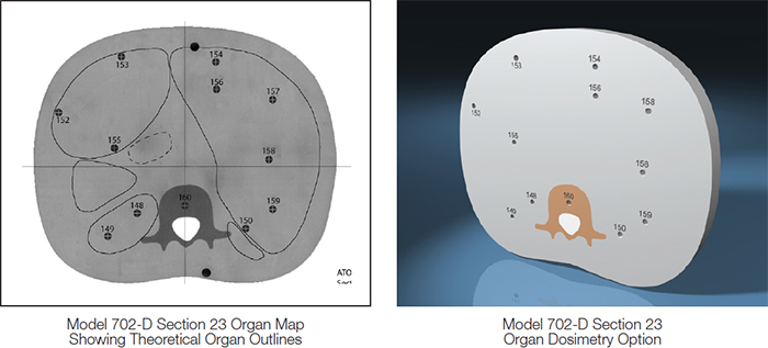 CIRS ATOM® 072-D Organ Dosimetry Option