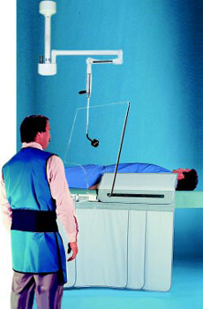 Center Mounted Overhead X-Ray Barriers