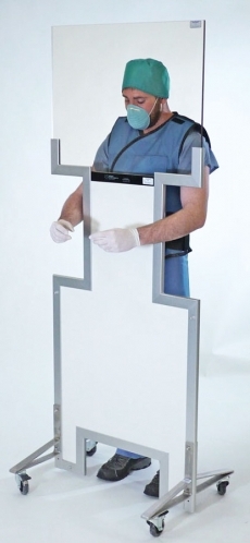 Upright Interventional X-ray Barrier - Rayshield S-620