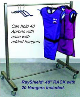 RayShield® / ErgoLite® Rolling Apron Rack