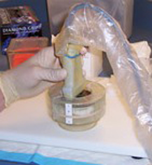 OP-Core Ultrasound In Use