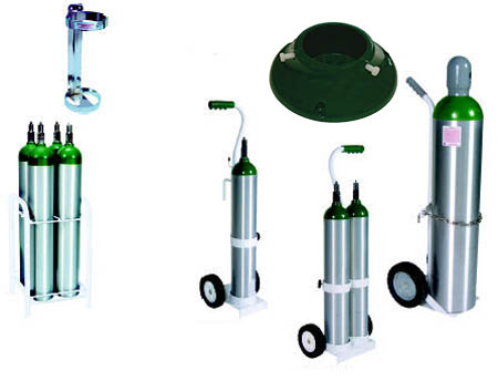 Oxygen Cylinder Carts & Stands