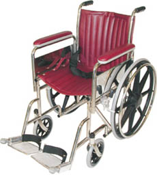 MRI Wheelchair 18" Wide w/ Fixed Footrest WC-1000-FF