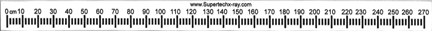 Supertech 270 mm Disposable Radiopaque Rulers