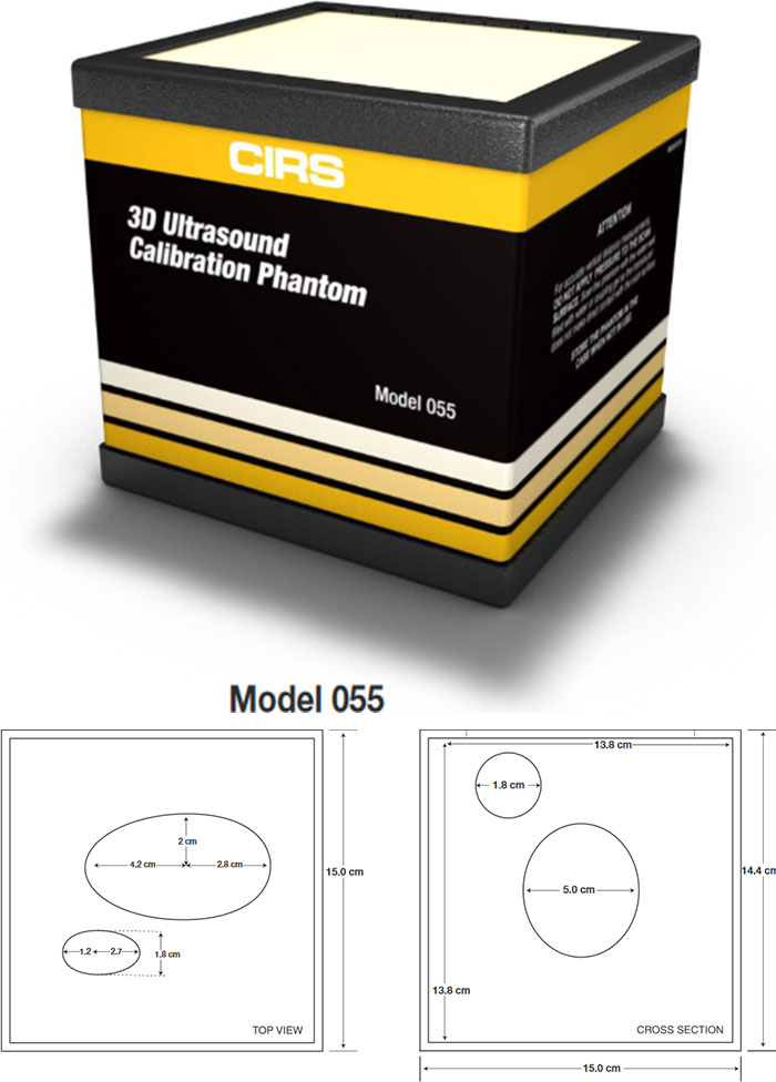 Ultrasound Phantoms for 2D & 3D Evaluation CIRS 055 and CIRS 055A