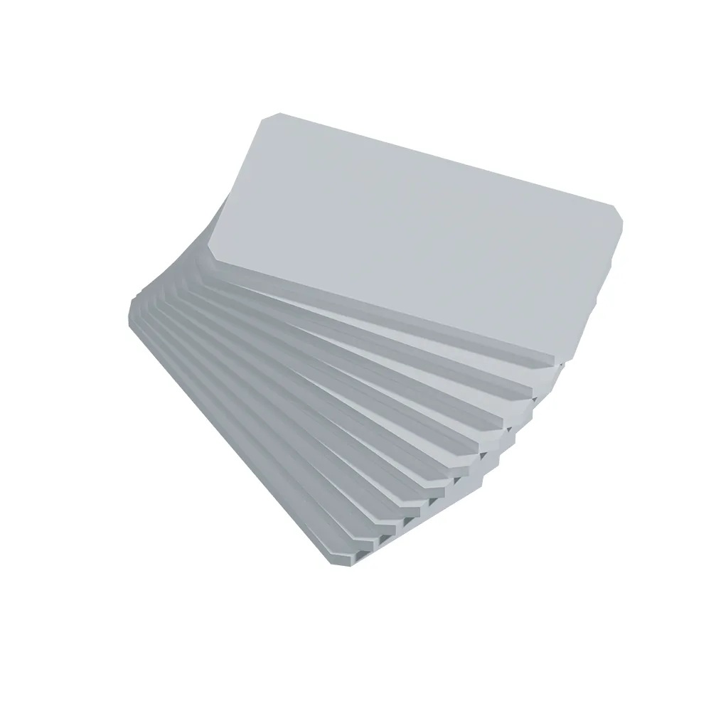 A set of 10 small rectangular plates.