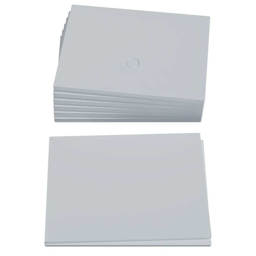 A set of 8 PMMA plates.