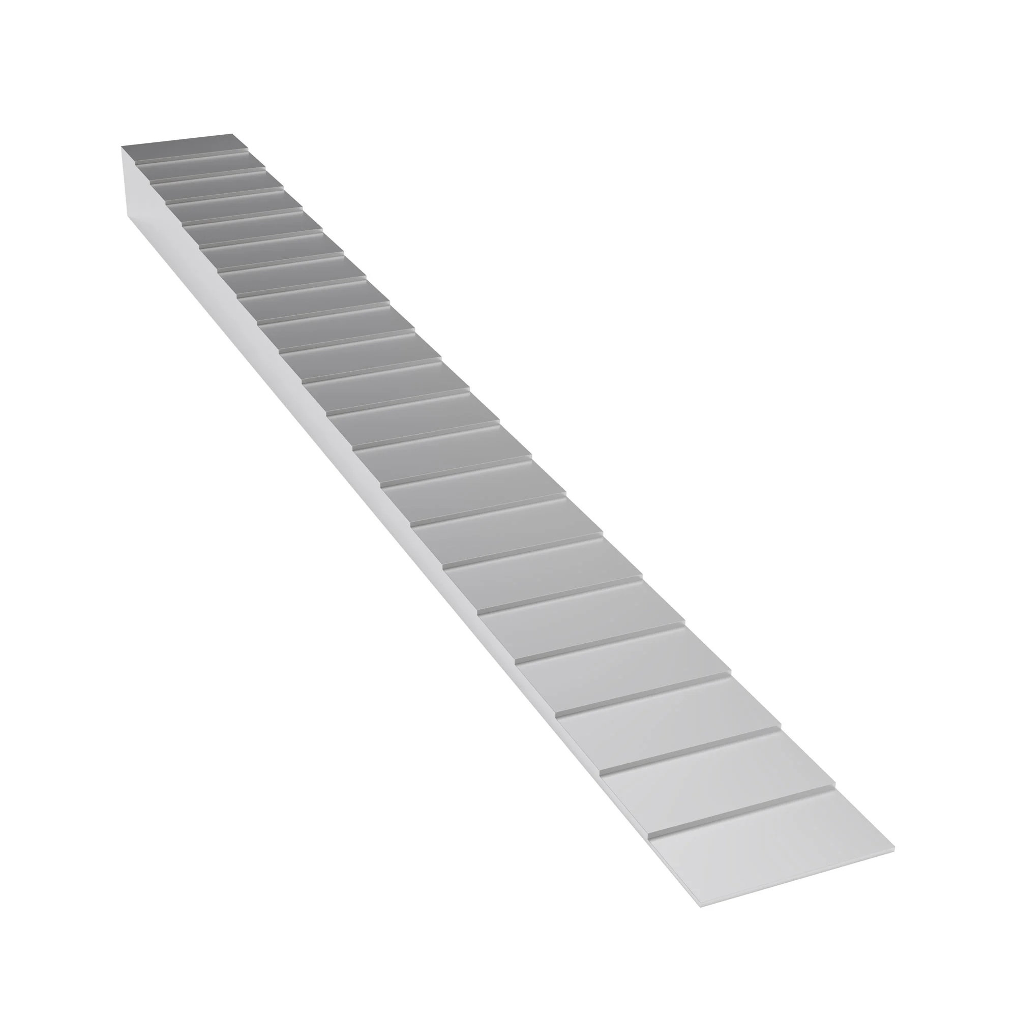 21-step aluminium wedge.