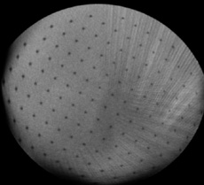 SedentexCT IQ Dental CBCT - CT Scans Hole pattern for geometric accuracy measurement
