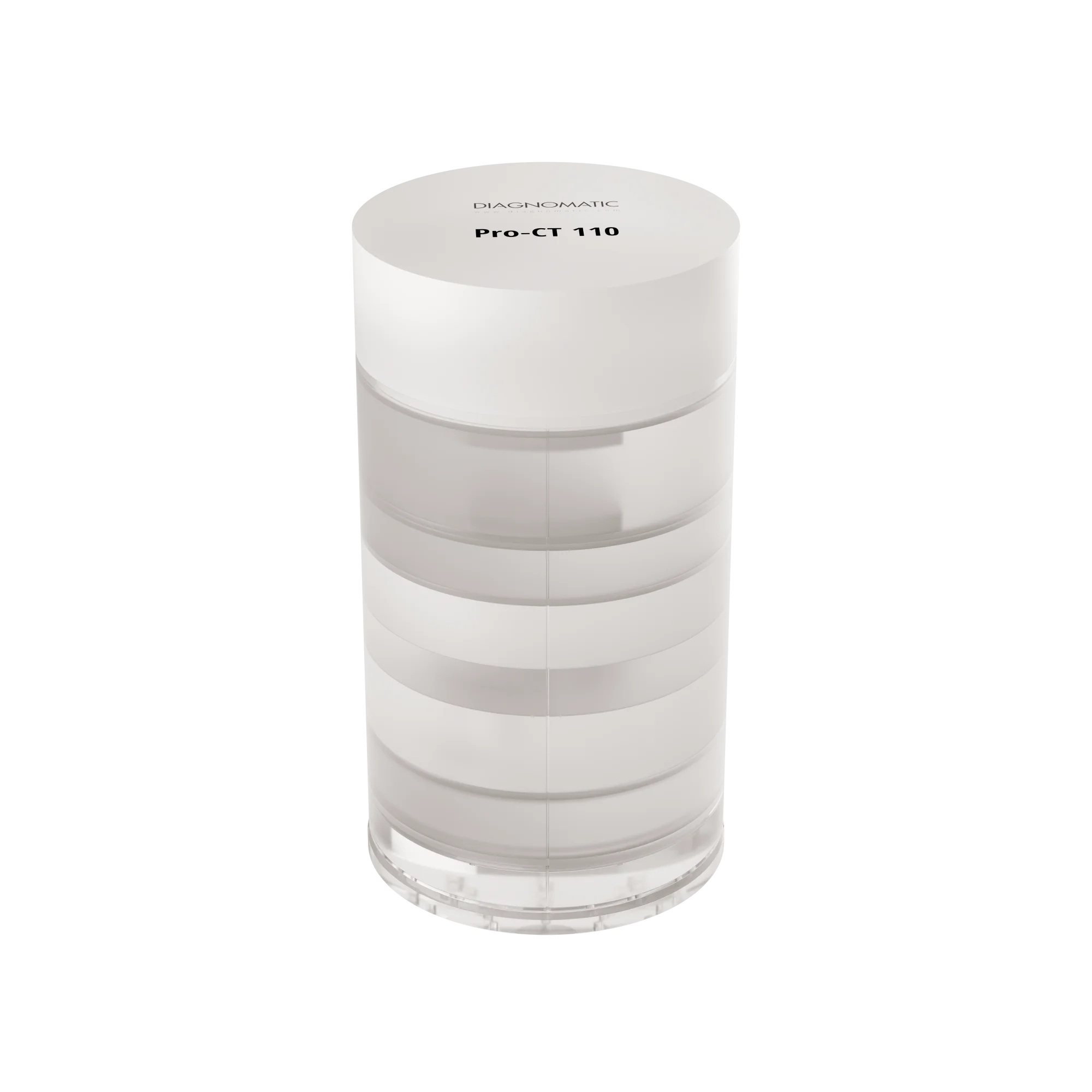 Pro-CT 110 cylindrical modular phantom for CT quality assurance testing