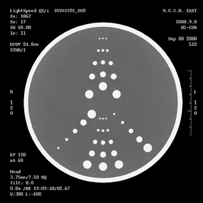 Multi-Slice CT Phantom MHT - PH-9 - Kyoto Kagaku - CT Image 2