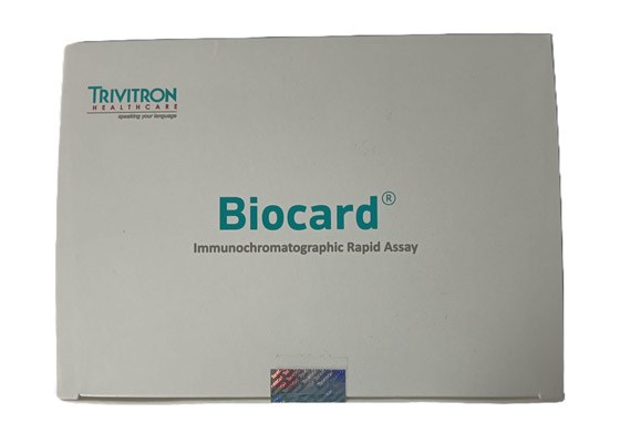 Biocard Malaria Pf / Pv Rapid Test Kit - product view 1
