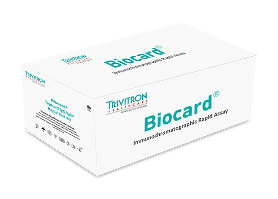 BIOCARD® Typhoid IgG/IgM Rapid Test Kit - product view 1