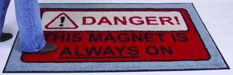 Magnet Always On Floor Mat