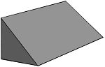 45° Wedge, 6.63" X 6.63" X 12.00" #106