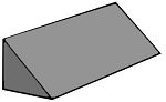 Set of 2 45° Wedges 3.00" X 3.00" X 7.25" #110