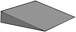 Set of 2, 12° Wedges 2.25" X 9.50" X 7.25" #113