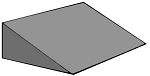 Set of 2, 16° Wedges, 3.50" X 7.00" X 8.00" #122