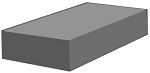 Rectangle 3.00" X 7.50" X 10.00" #169