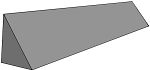 45° Wedge, 7.00" X 7.00" X 24.00" #191