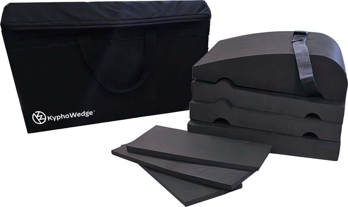 Complete KyphoWedge system with carrying case