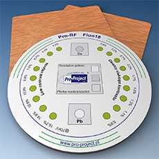 Pro-RF Fluo18 - Phantom for evaluating imaging performance of fluoroscopic systems - Pro Project