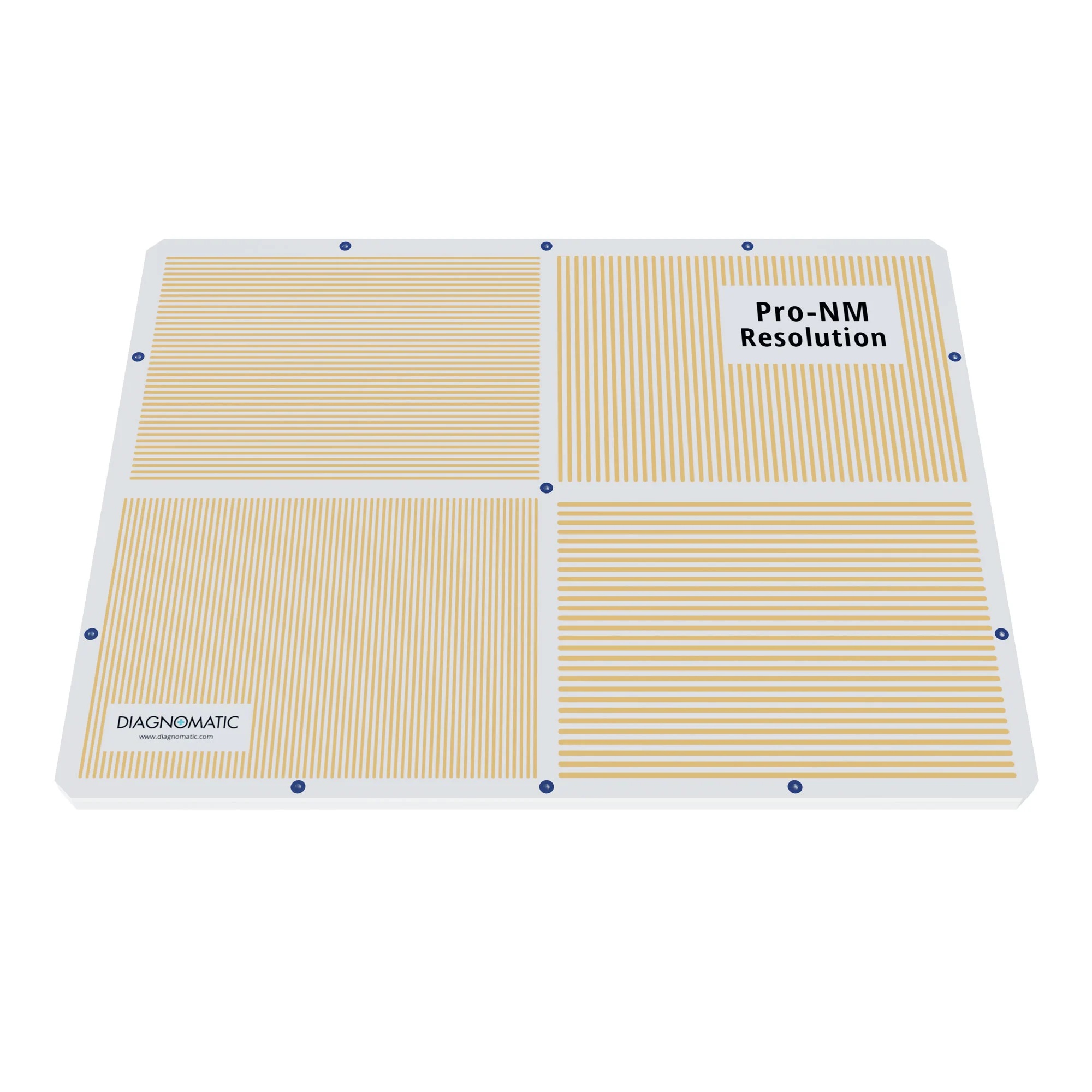 A rectangular, flat white object with a printed top.