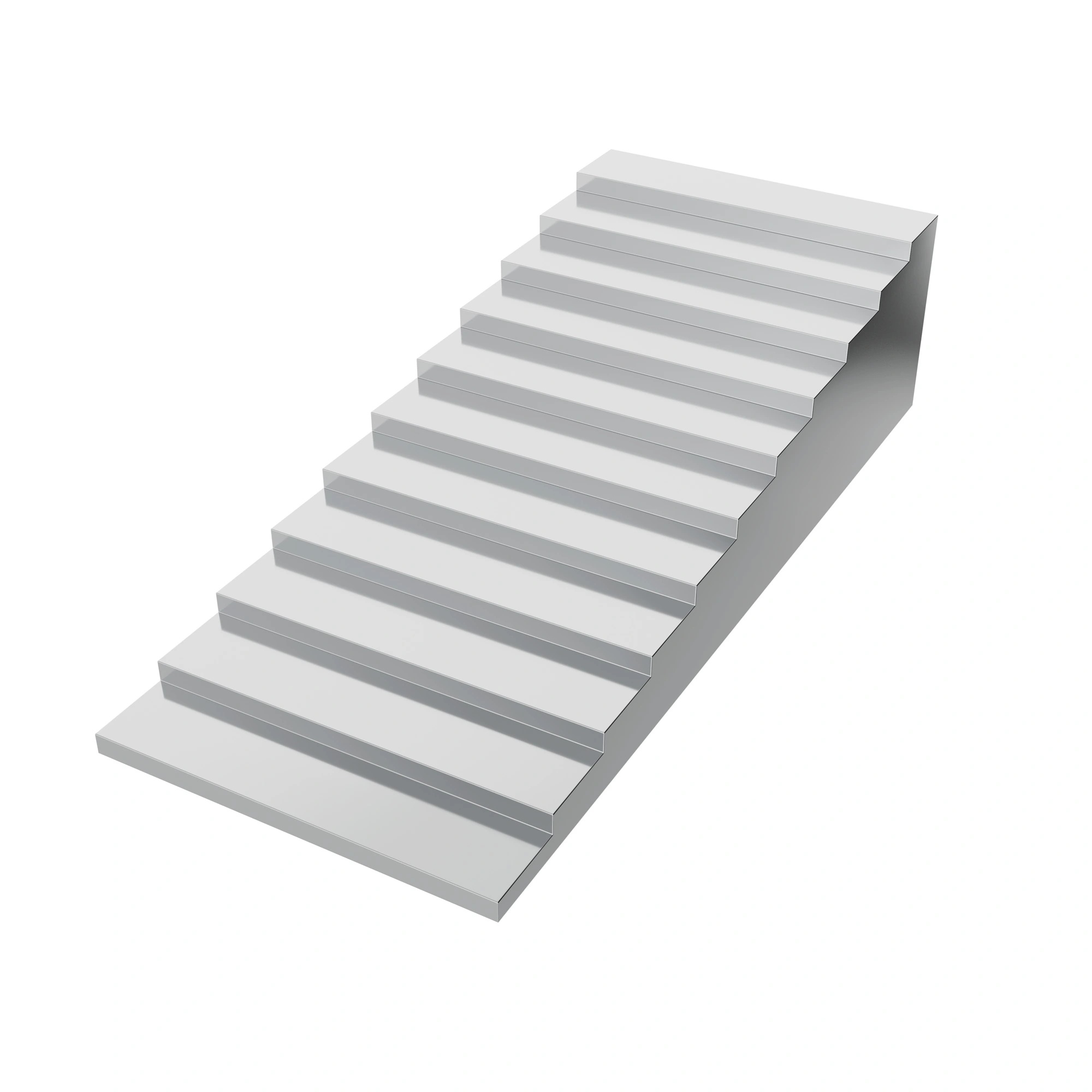 An aluminium step wedge.