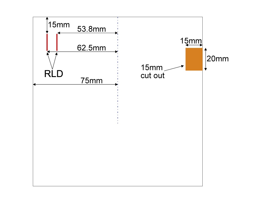 Pro-RT CTsim second and third side face contains ray line divergence (RLD) pattern