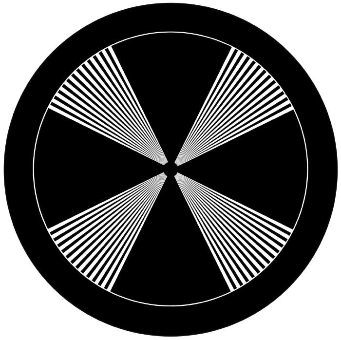 Focal Spot Test Patterns - Type 9 1.5°