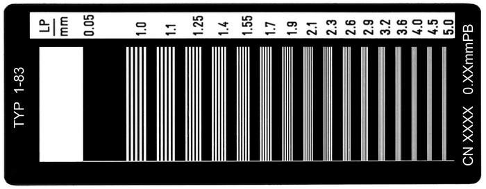 Resolution Test Patterns - Type 1-83