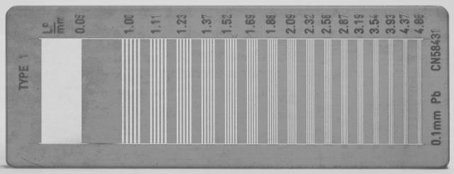 Resolution Test Patterns - Type 1