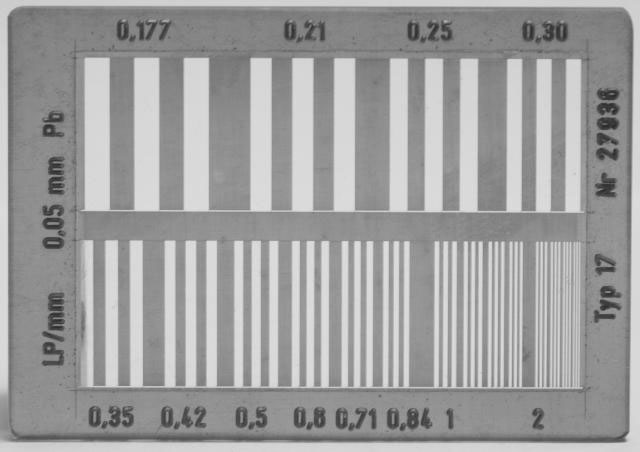 Resolution Test Patterns - Type 17