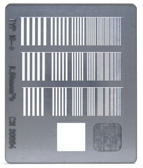 Resolution Test Patterns - Type 18e