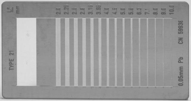 Resolution Test Patterns - Type 21