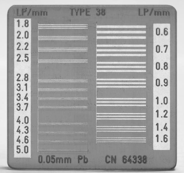 Resolution Test Patterns - Type 38