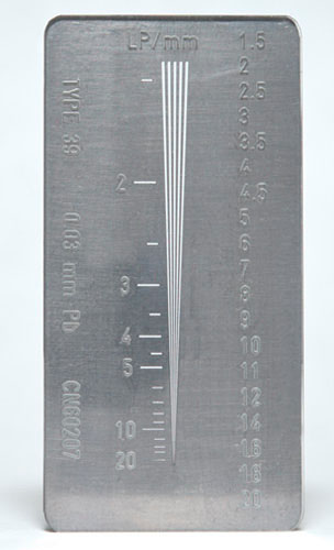 Resolution Test Patterns - Type 39