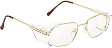 Model 554 Metal Frame Radiation Glasses Gold