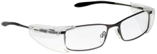 Model 850 Nickel Frame Radiation Glasses Black/Side Shield