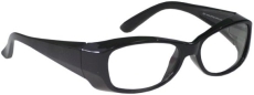 Model 375 Nylon Plastic Frame Radiation Glasses Black
