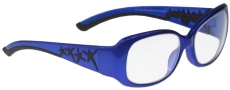 Model W200 Nylon Plastic Frame Radiation Glasses Blue