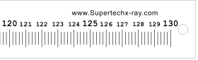 Supertech 130cm Acrylic Radiopaque Ruler Thumbnail