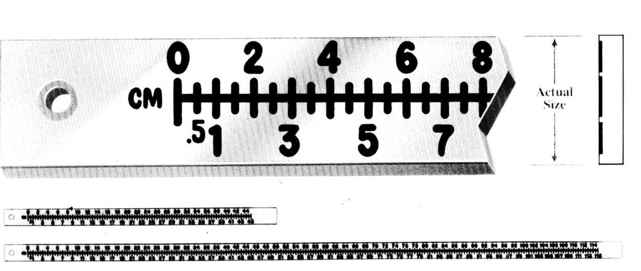 AADCO Radiopaque Measuring Scales