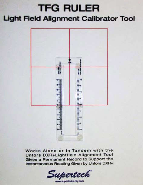 TFG Ruler alignment calibrator tool