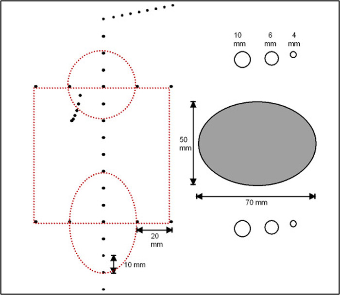 3D Ultrasound Calibration Phantom ATS 560H Schematic