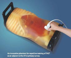 "FAST/ER FAN" Acute Abdomen Ultrasound Examination Phantom