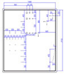 Quality Assurance Ultrasound Phantom Kyoto Kagaku N-060 Target Diagram