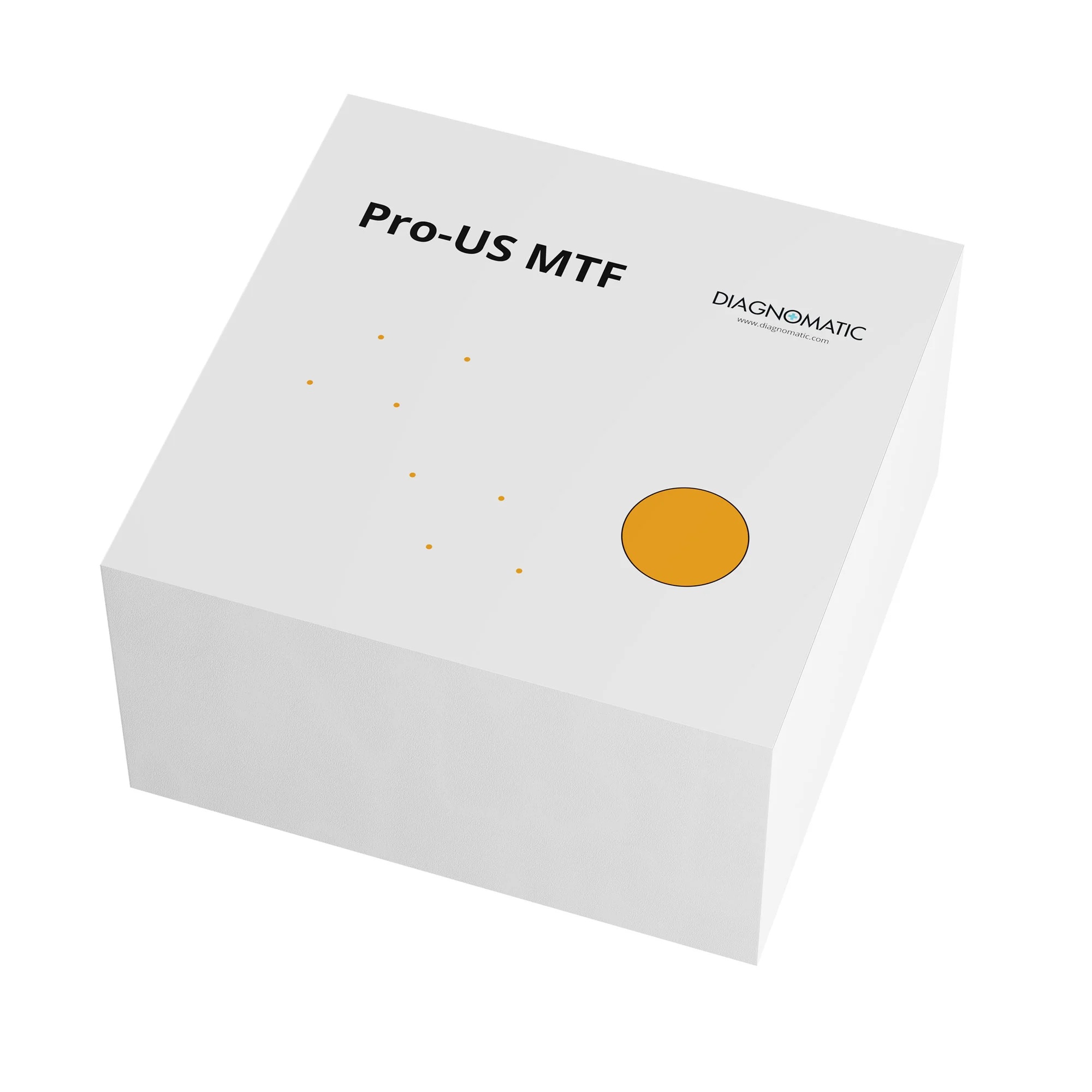 A rectangular, blocky white object with a print on its upper surface.
